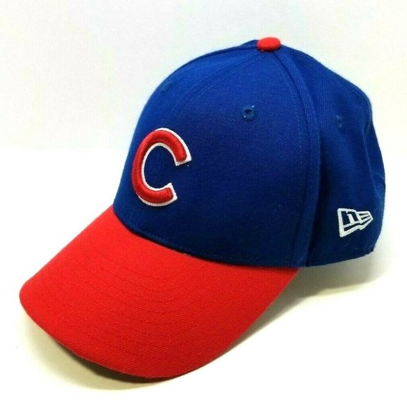 New Era MLB CHICAGO CUBS Baseball Hat Cap Adjustable Red & Blue (T11) - Picture 2 of 6